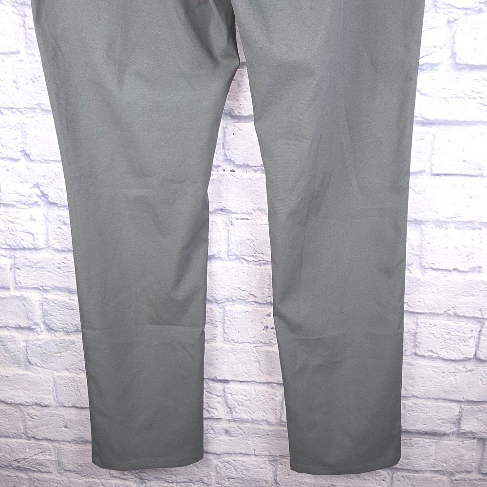 Travis Mathew Mens Green Grey Performance Golf Pants 5-Pocket Size 38X32 - Picture 5 of 10